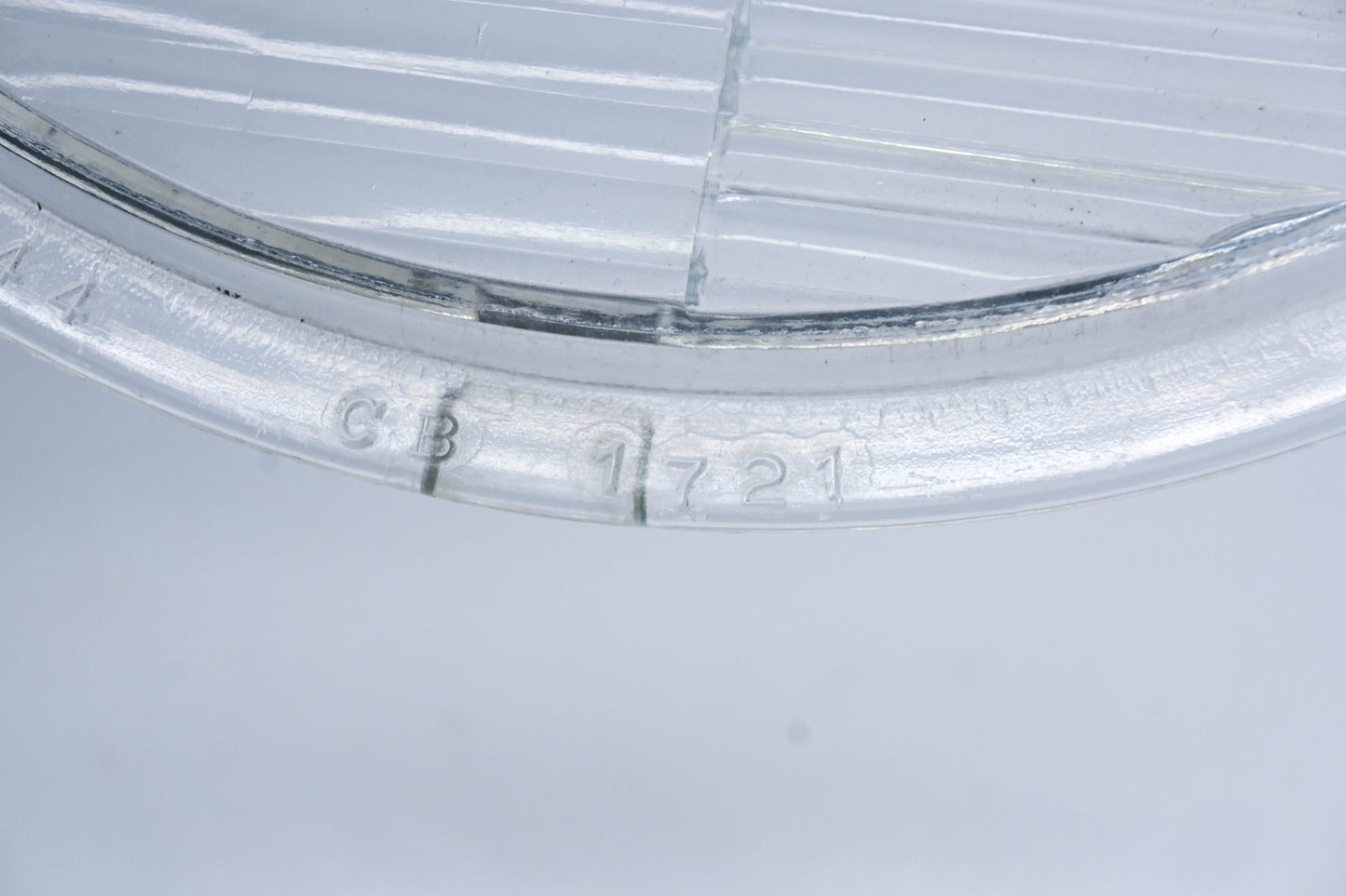 John Brown MFG. 1721 Stabilite Glass 9-11/16" x 9-7/16" Headlamp Lens NOS