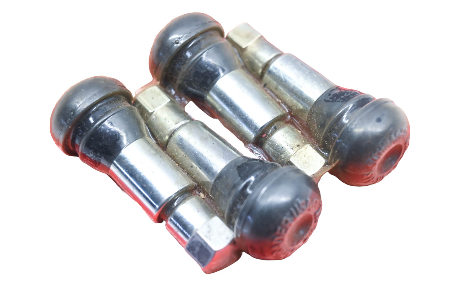 Schrader 413SC-D Chrome Sleeve Tire Valve Kit NOS