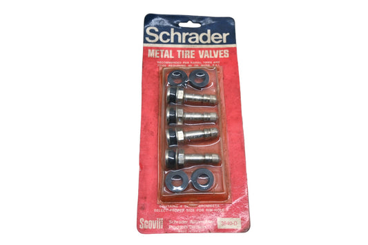 Schrader 3640-D Metal Tire Valve Kit NOS