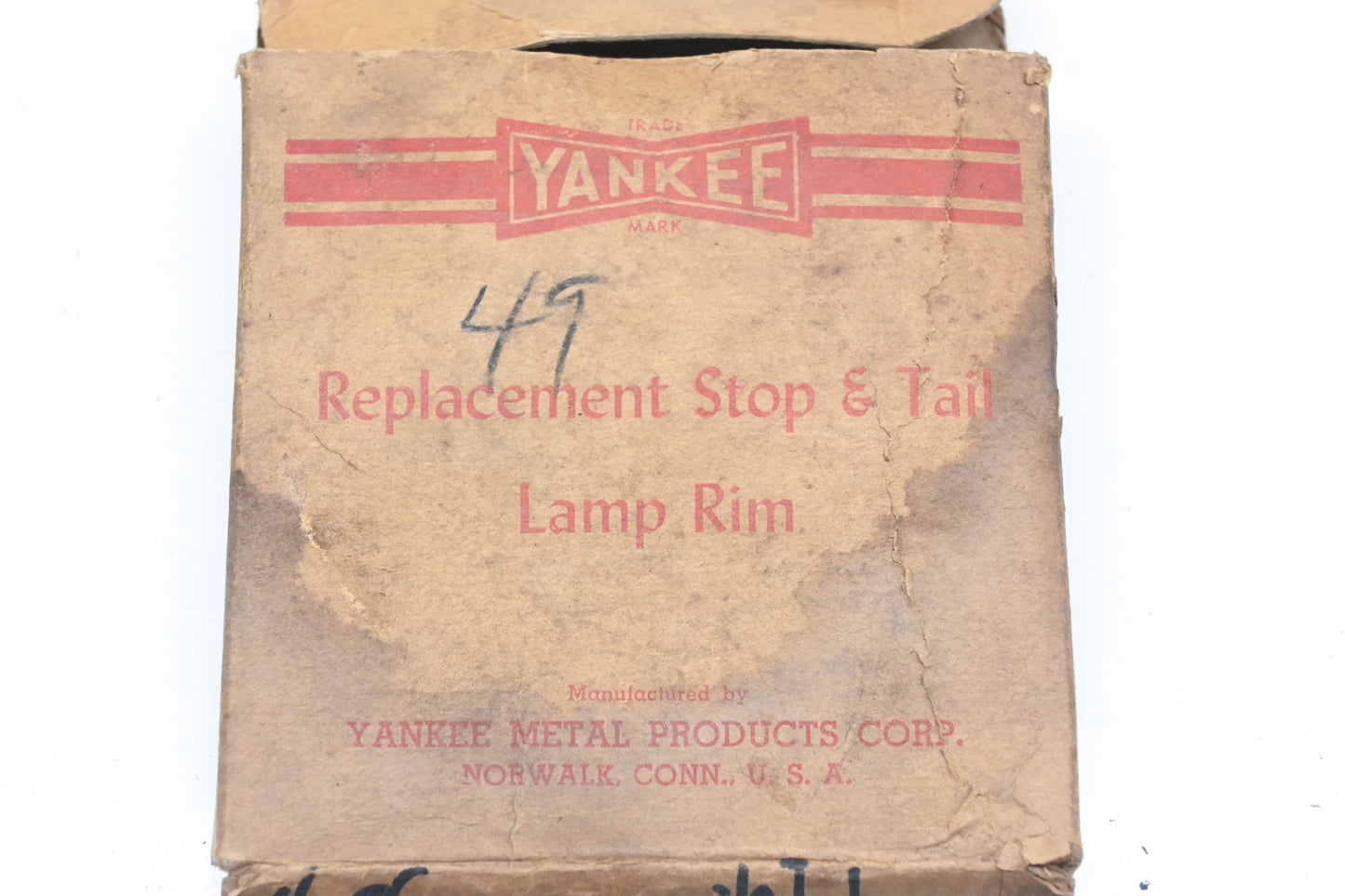 Yankee 49 Black 3.5" Lamp Rim Kit NOS