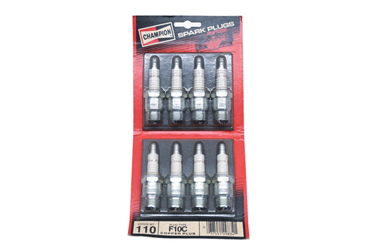 Champion F10C Copper Plus Spark Plugs Qty 8 NOS