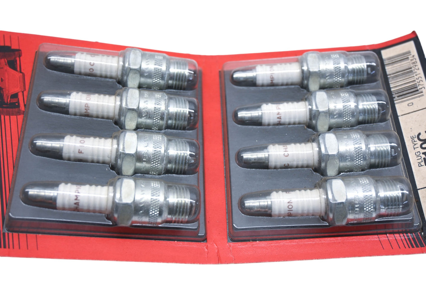 Champion F10C Copper Plus Spark Plugs Qty 8 NOS