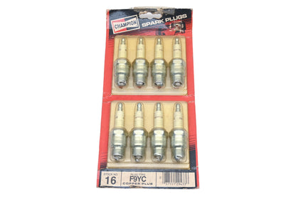 Champion F9YC Copper Plus Spark Plugs Qty 8 NOS