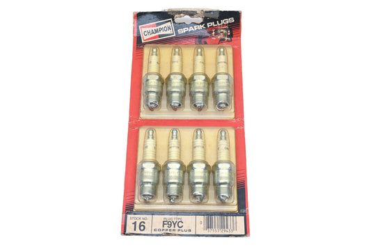 Champion F9YC Copper Plus Spark Plugs Qty 8 NOS