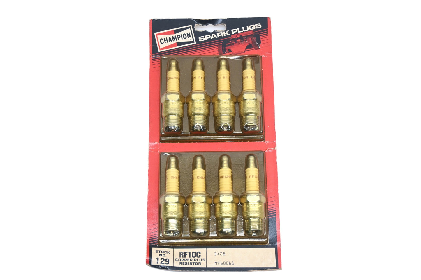 Champion RF10C Copper Plus Spark Plugs Qty 8 NOS