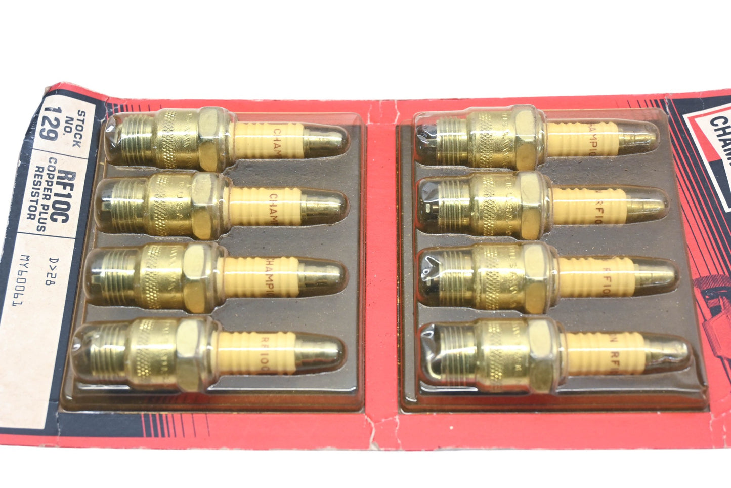 Champion RF10C Copper Plus Spark Plugs Qty 8 NOS