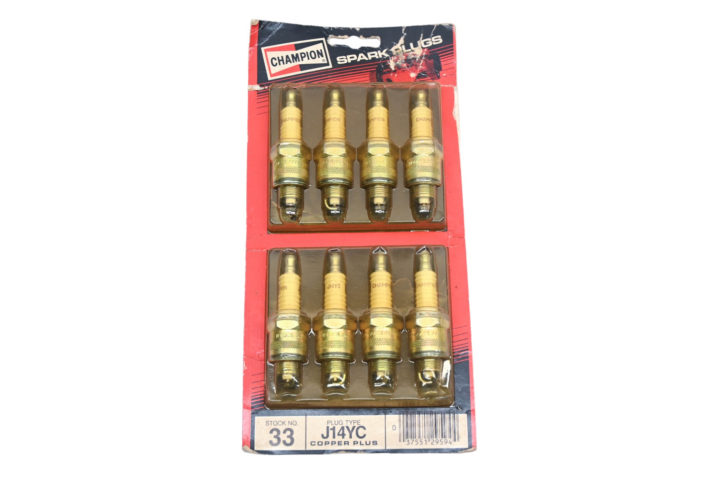 Champion J14YC Copper Plus Spark Plugs Qty 8 NOS