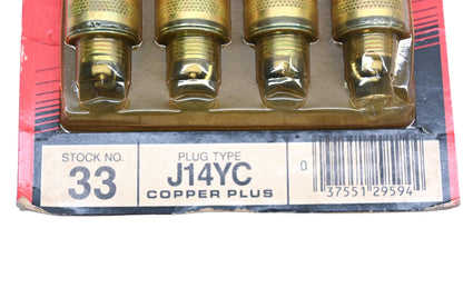 Champion J14YC Copper Plus Spark Plugs Qty 8 NOS