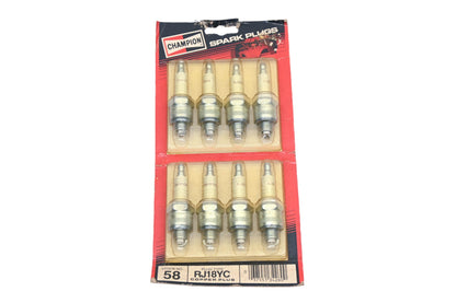 Champion RJ18YC Copper Plus Spark Plugs Qty 8 NOS