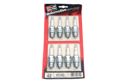 Champion F11YC Copper Plus Spark Plugs Qty 8 NOS