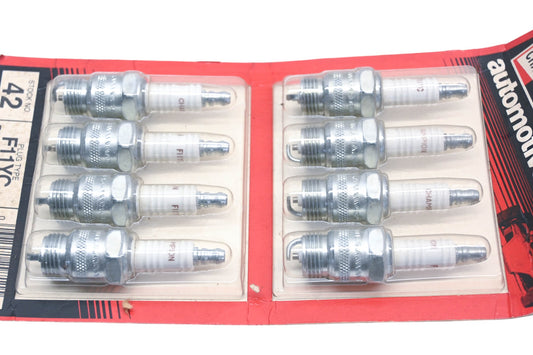 Champion F11YC Copper Plus Spark Plugs Qty 8 NOS