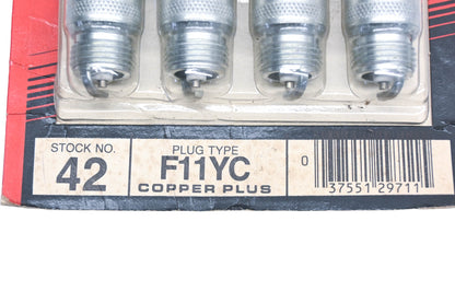 Champion F11YC Copper Plus Spark Plugs Qty 8 NOS