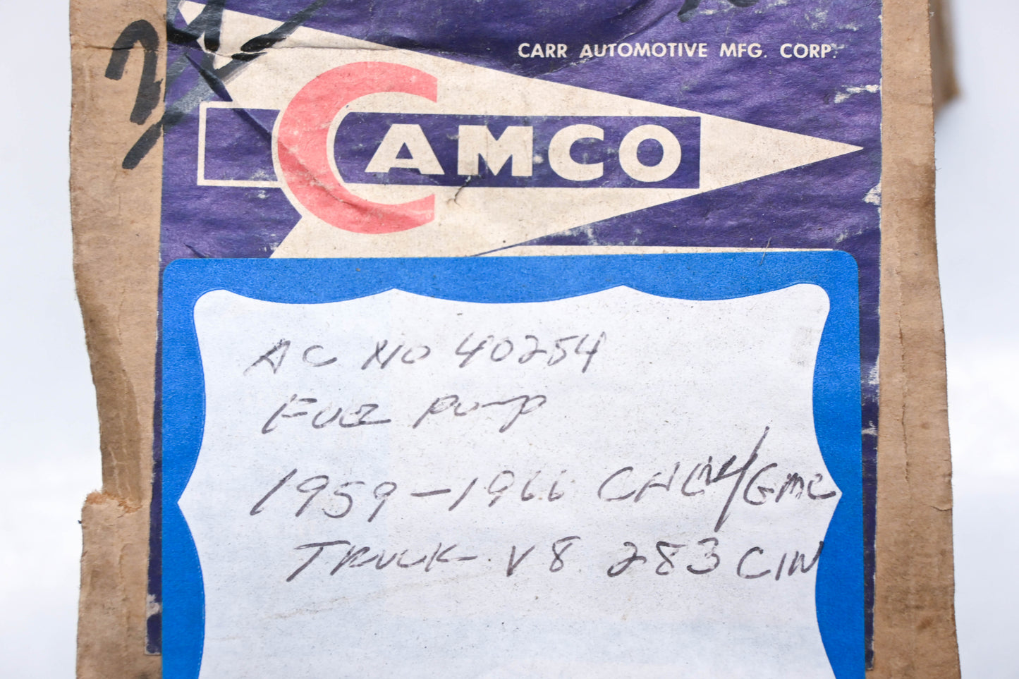 Camco 40254, CC-67 Mechanical Fuel Pump NOS