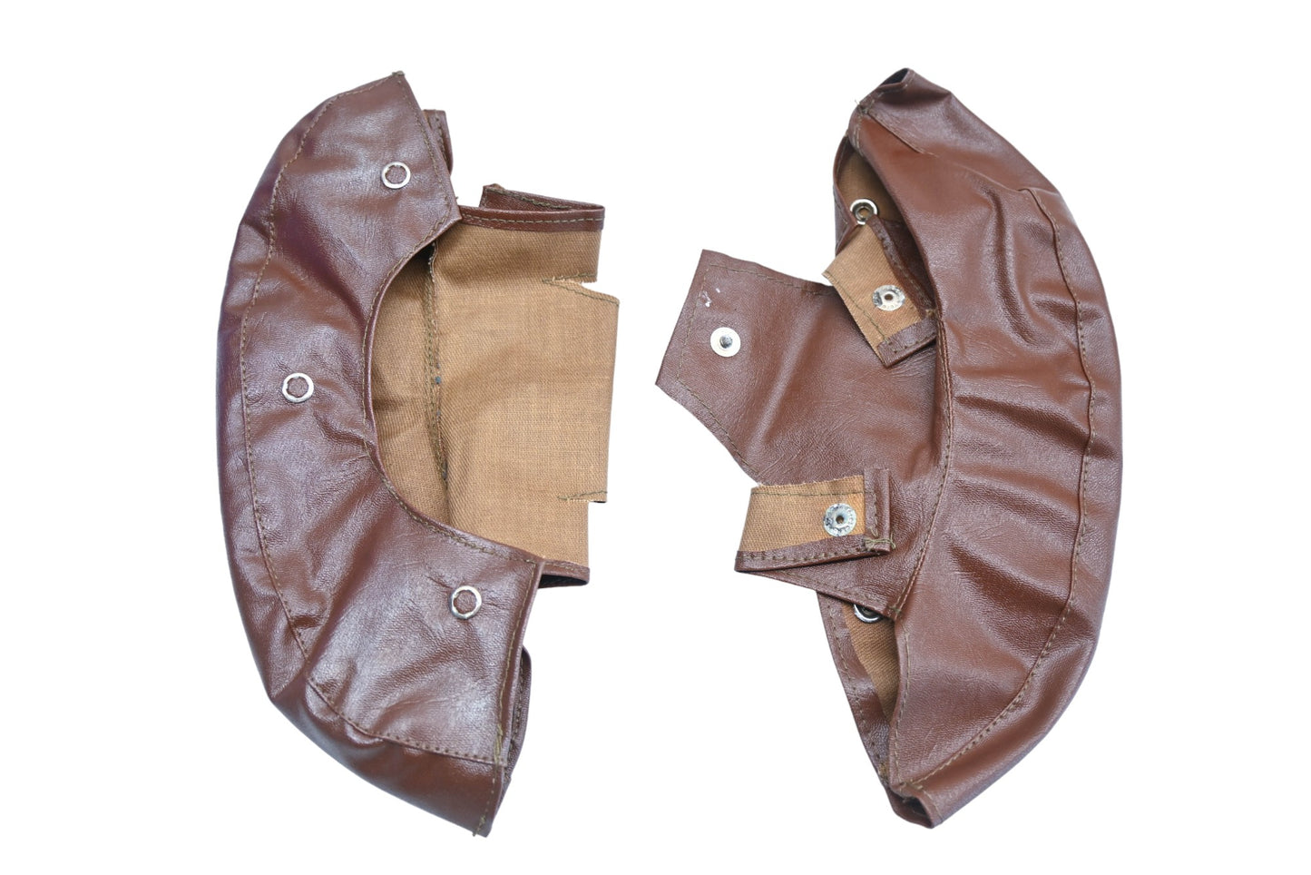 Modern AA Brown 1949 Chevrolet Oldsmobile Pontiac Arm Rest Covers NOS