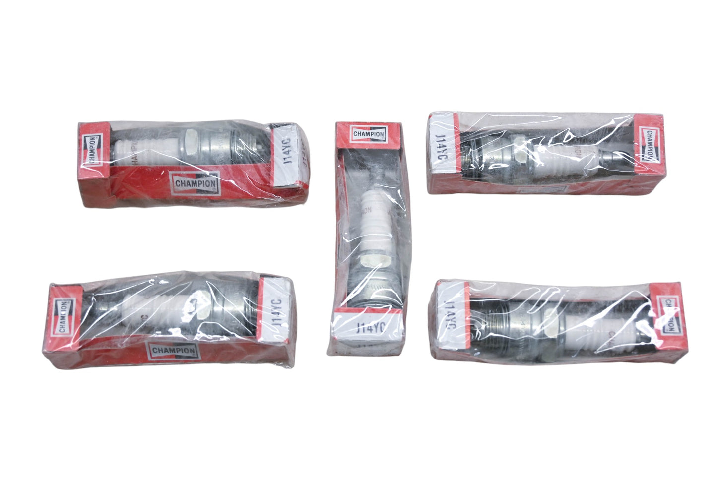 Champion J14YC Spark Plugs Qty 5 NOS