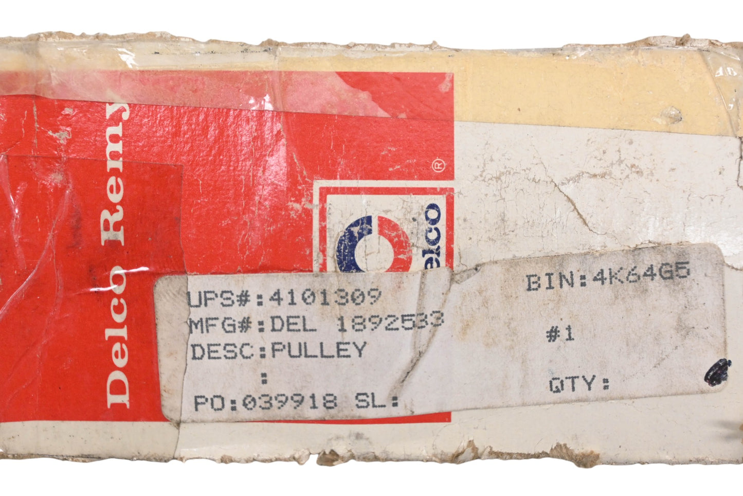 Delco Remy 1892533 Alternator 3-Goove 2.5" Pulley NOS