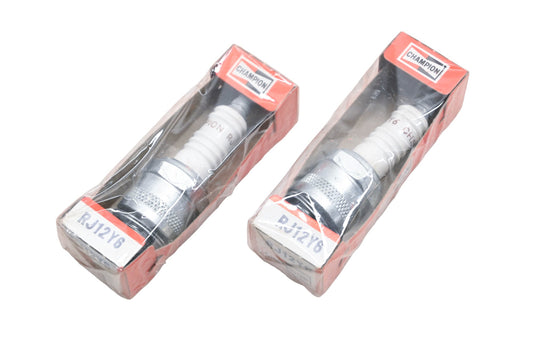 Champion RJ12Y6, RJ-12Y6 Spark Plugs Qty 2 NOS