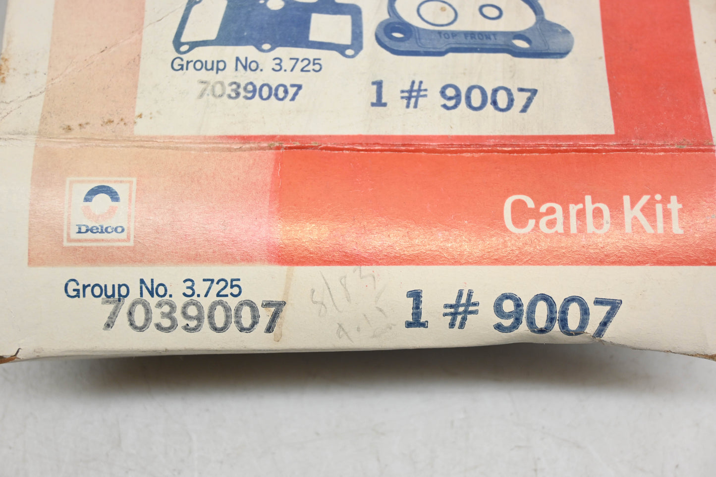 Delco 7039007, 9007 Carburetor Repair Kit NOS
