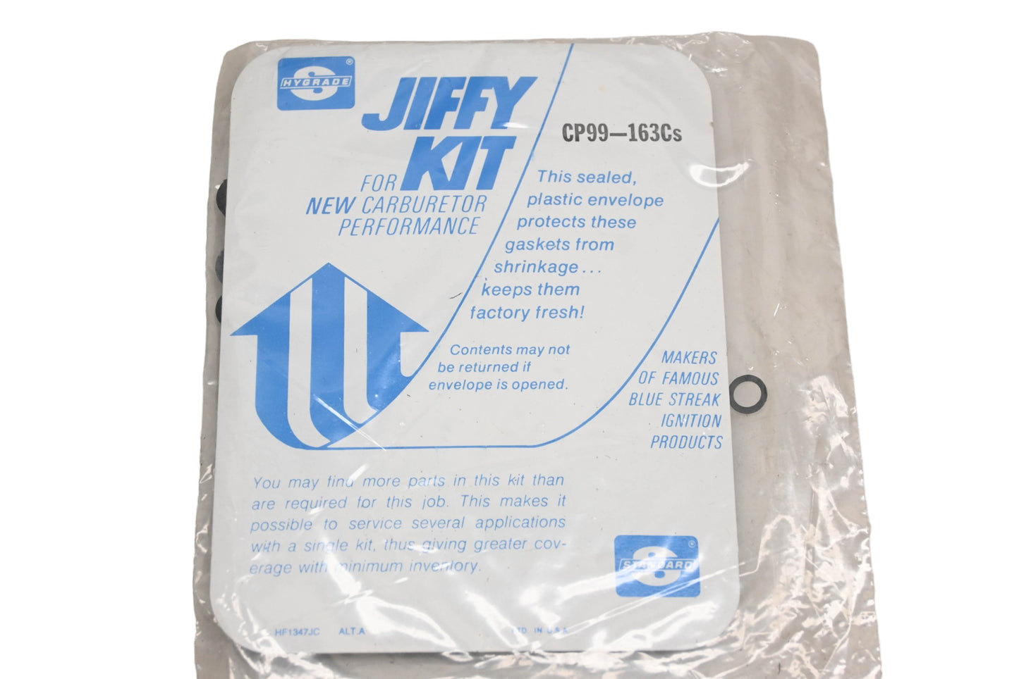 Hygrade 292B Carter 1-Barrel Type BBS Carburetor Repair Kit NOS