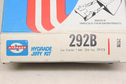 Hygrade 292B Carter 1-Barrel Type BBS Carburetor Repair Kit NOS