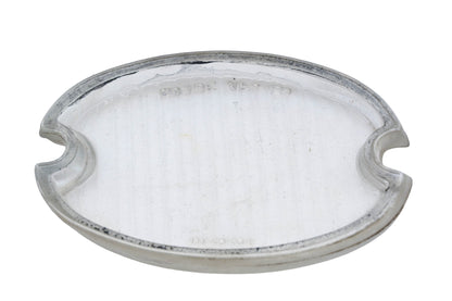 Guide 5949971, AF5-59 Clear Glass 5-3/4" x 3-1/2" Oval Fog Lamp Lens