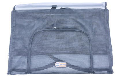 K&H 100213302 Grey Medium Pet Travel Safety Carrier NOS