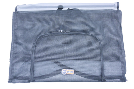 K&H 100213302 Grey Medium Pet Travel Safety Carrier NOS