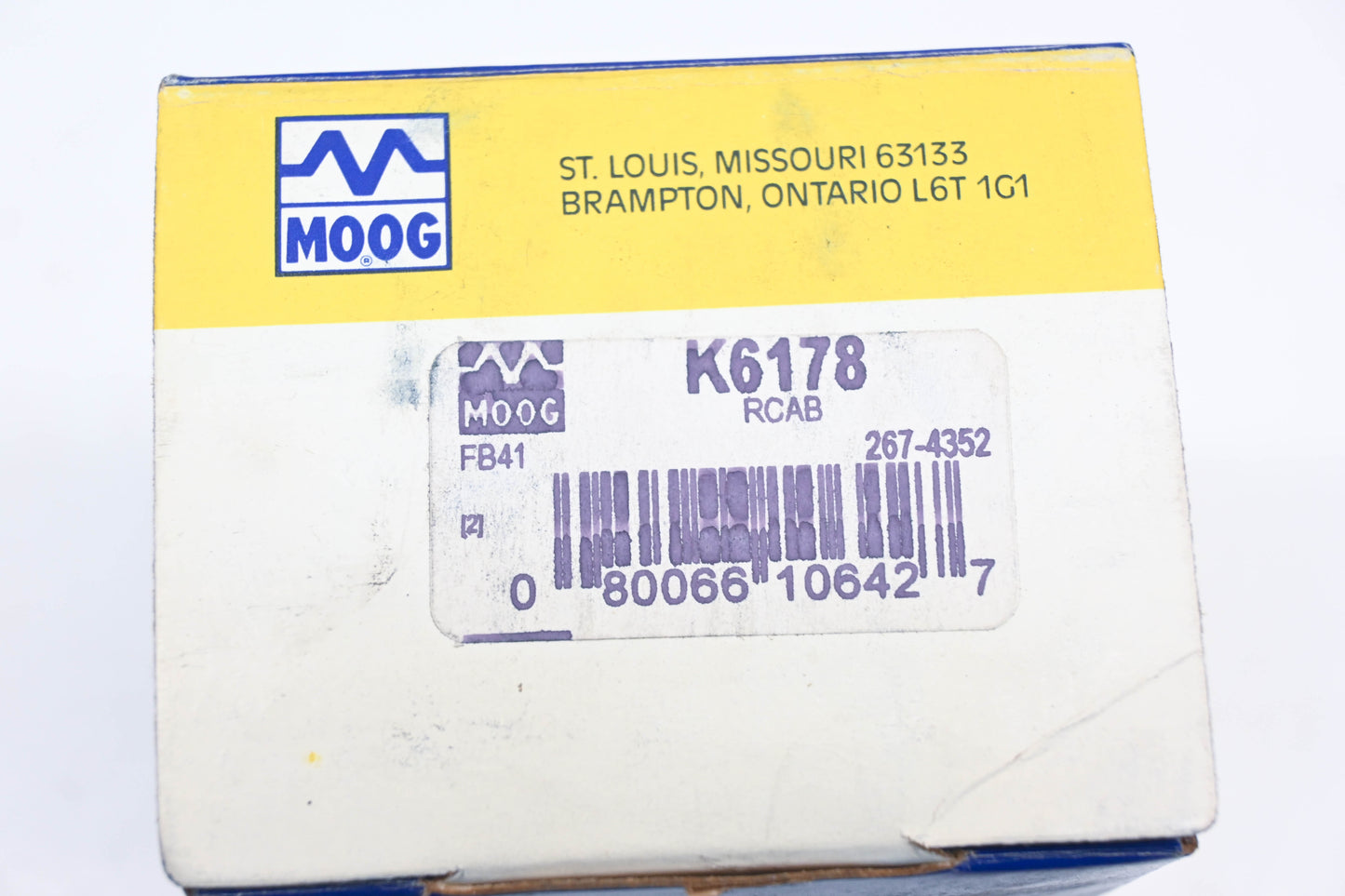 Moog K6178 Control Arm Bushing Kit NOS