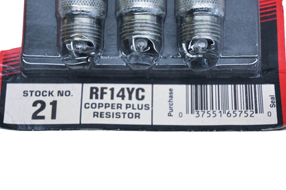 Champion RF14YC Spark Plugs Qty 6 NOS