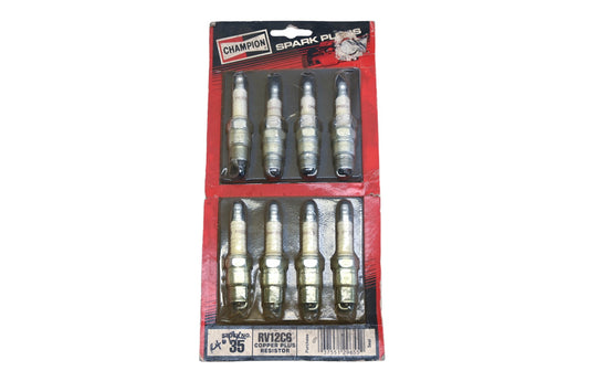 Champion RV12C6 Spark Plugs Qty 8 NOS