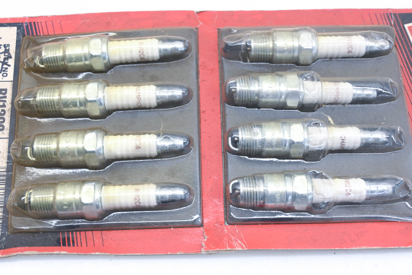 Champion RV12C6 Spark Plugs Qty 8 NOS