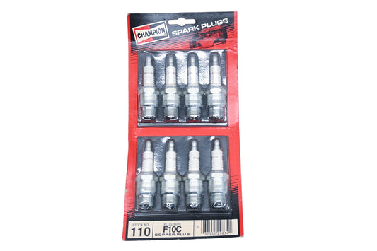 Champion F10C Spark Plugs Qty 8 NOS