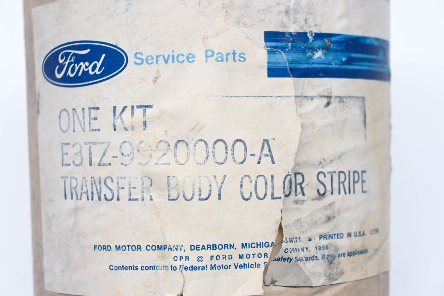 New OEM Ford E3TZ-9920000-A Ranger Double Orange Body Stripe Decal Kit NOS