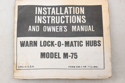 Warn M-75 Lock-O-Matic Hub Kit