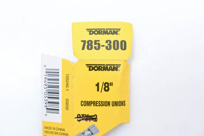 Dorman 785-300 Brass 1/8" Compression Fitting NOS
