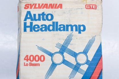 Sylvania 4000 12v Lo-Beam Headlamp Bulb NOS