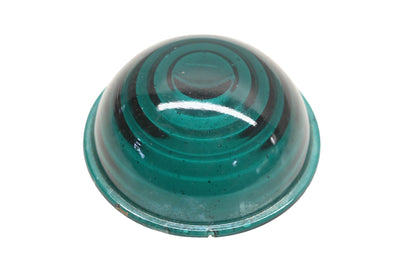 Joseph Pollak Corporation 72 Green Glass Lamp Lens NOS