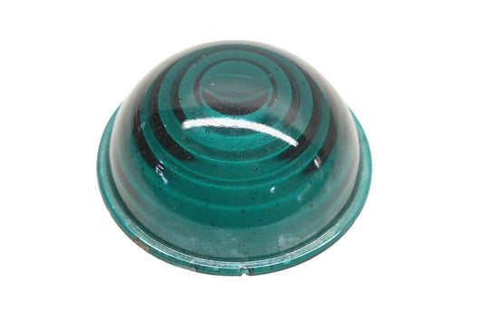 Joseph Pollak Corporation 72 Green Glass Lamp Lens NOS