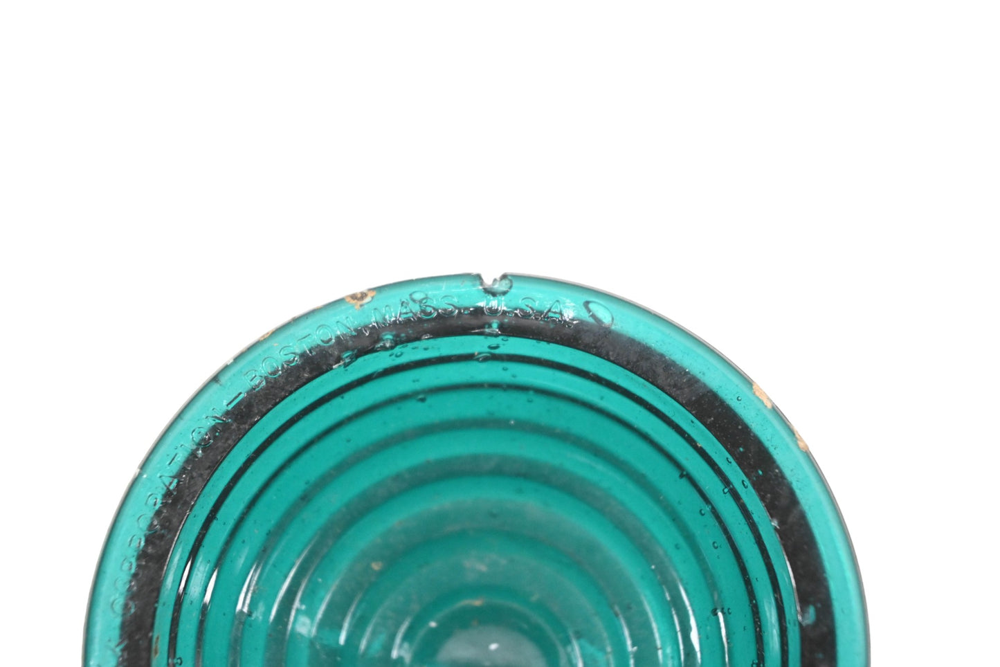 Joseph Pollak Corporation 72 Green Glass Lamp Lens NOS