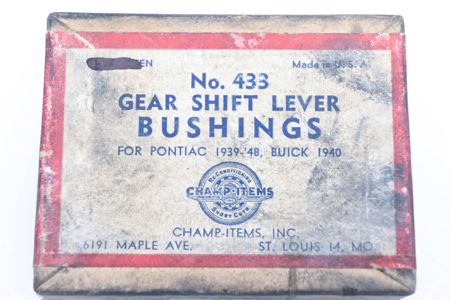 Champ-Items 433 Gear Shift Lever Bushing Kit NOS