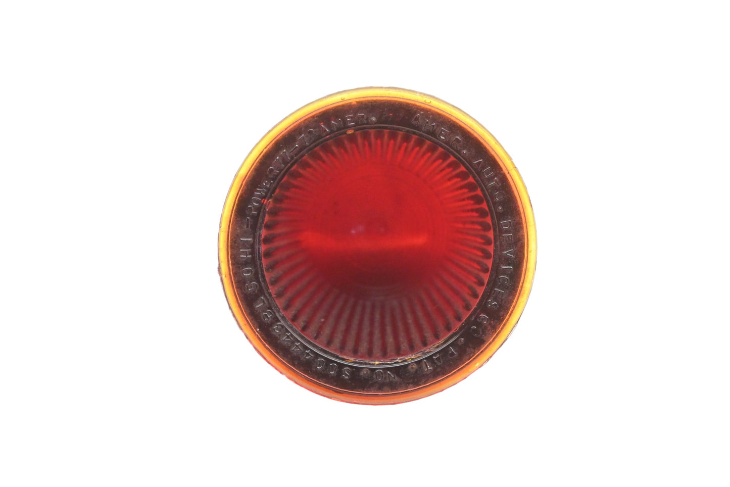 American Auto Device Company S004443-777 Red Beehive Glass Lens NOS