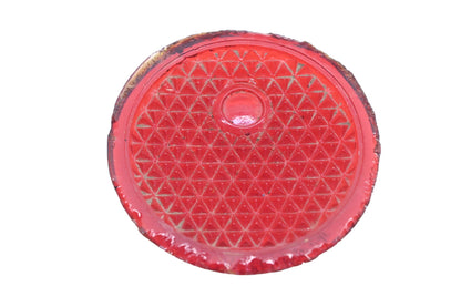 KD Triflex 269 Red Glass 3-1/4" Taillight Lens