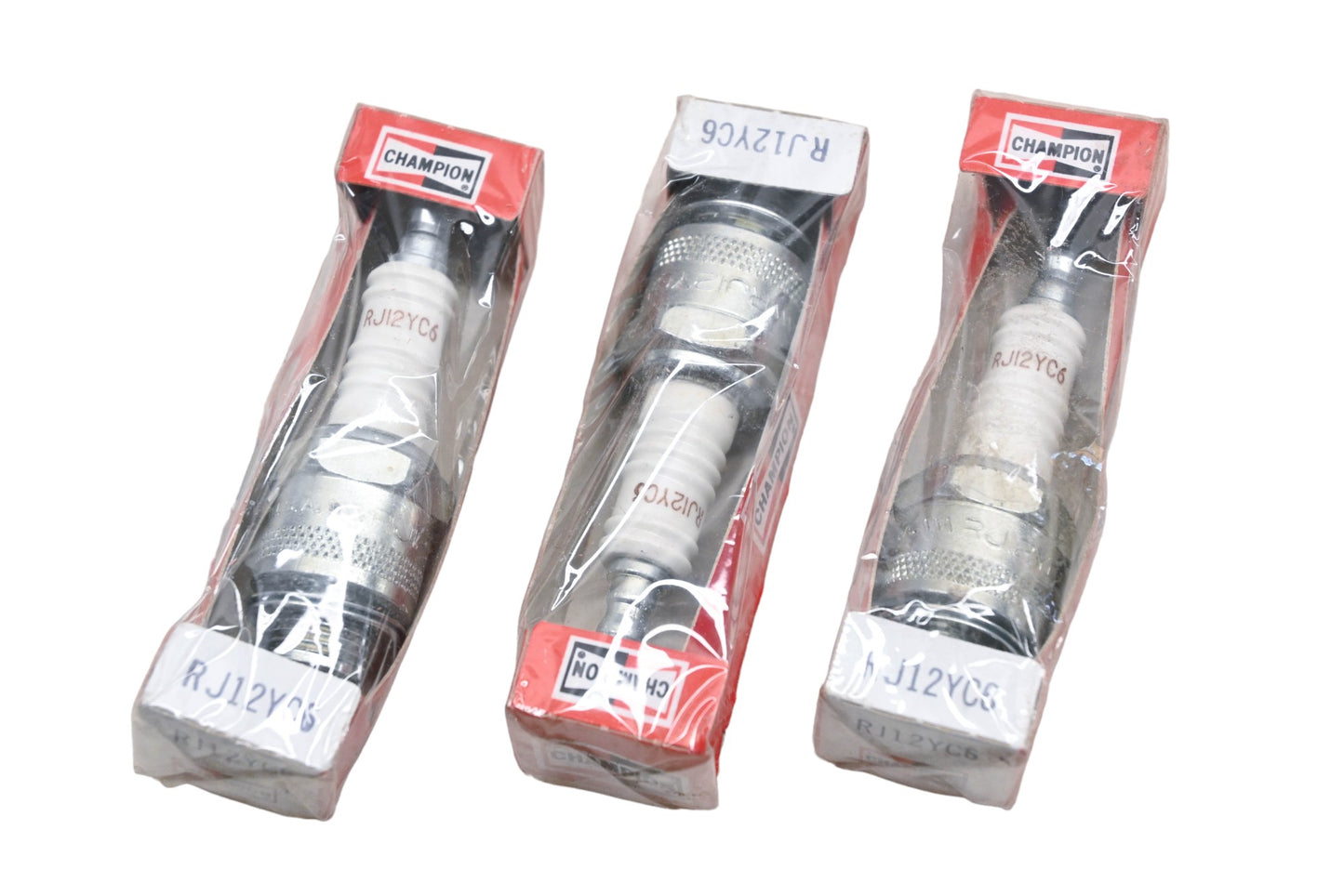 Champion RJ12YC6 Spark Plugs Qty 3 NOS