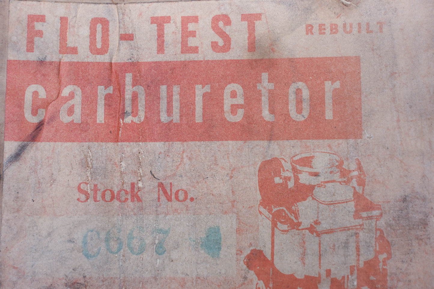 Flo-Test C667 Rebuilt Bendix Model WW Carburetor