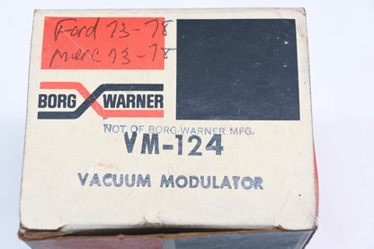 Borg Warner VM-124, VM124 Vacuum Modulator NOS