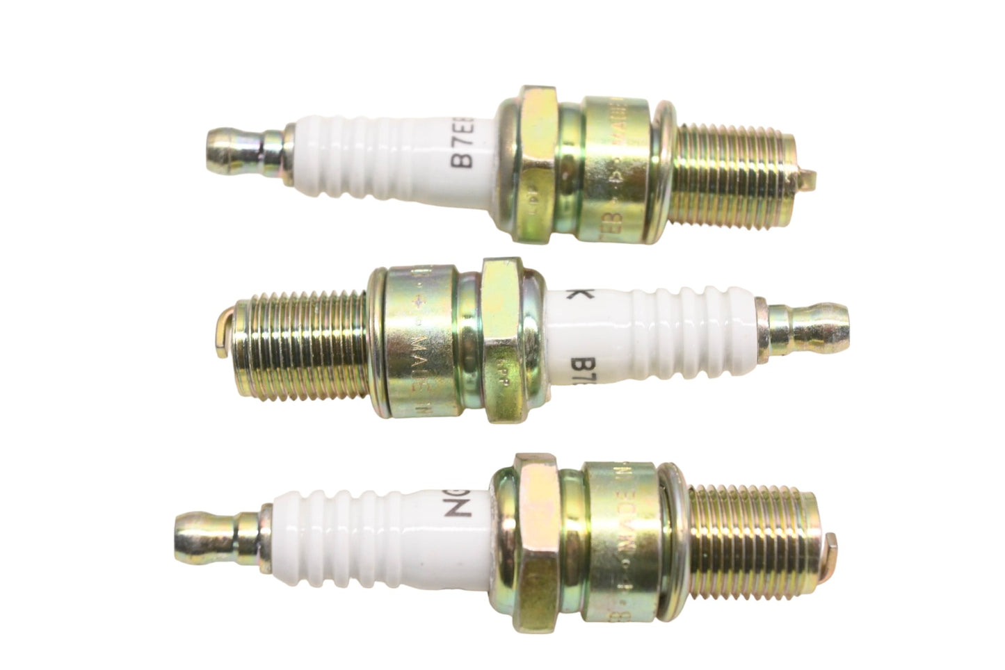 NGK B7EB Spark Plugs Qty 3 NOS