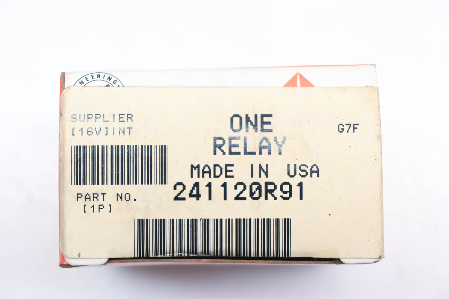 International 241120R91 Truck Horn Relay NOS