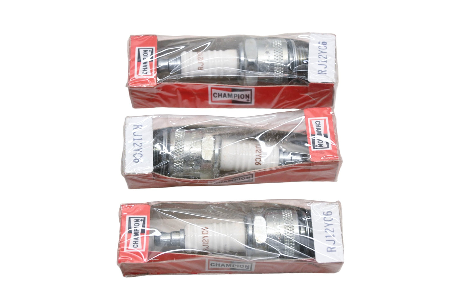 Champion RJ12YC6 Spark Plugs Qty 3 NOS