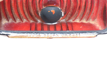 Dodge CB.6251, 6251 Red Glass Clear Marble Taillight Lens