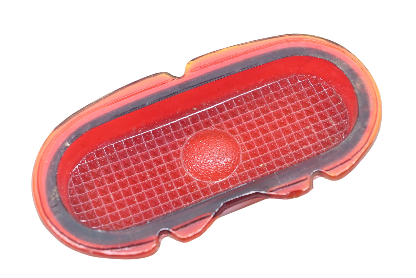 Lynx-Eye T-313 Red Glass 4-1/2"x2-1/4" Oval Taillight Lens NOS